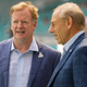 NFL Commissioner Roger Goodell and Dolphins owner Stephen Ross.